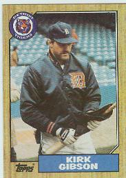 1987 Topps Baseball Cards      765     Kirk Gibson